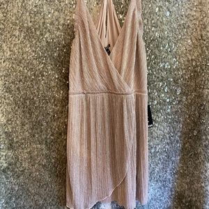 Strappy Sparkle Mini Dress - Never Worn - Express